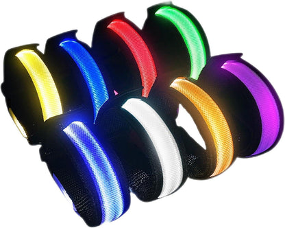 8 PCS LED Glow Bracelets, Christmas Light up Bracelets Set - Glow in the Dark Party Bracelets Favors Supplies for Christmas, Concerts, Festivals, Game Prizes, Sports, Rave Accessories.