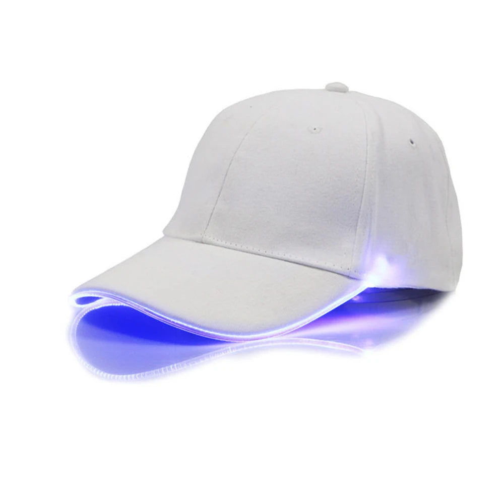 Adjustable Light up LED Cap Flashing Baseball Hip-Hop Luminous Hat KTY Bar Party Event Sporting Event Nighttime Illumination Cap