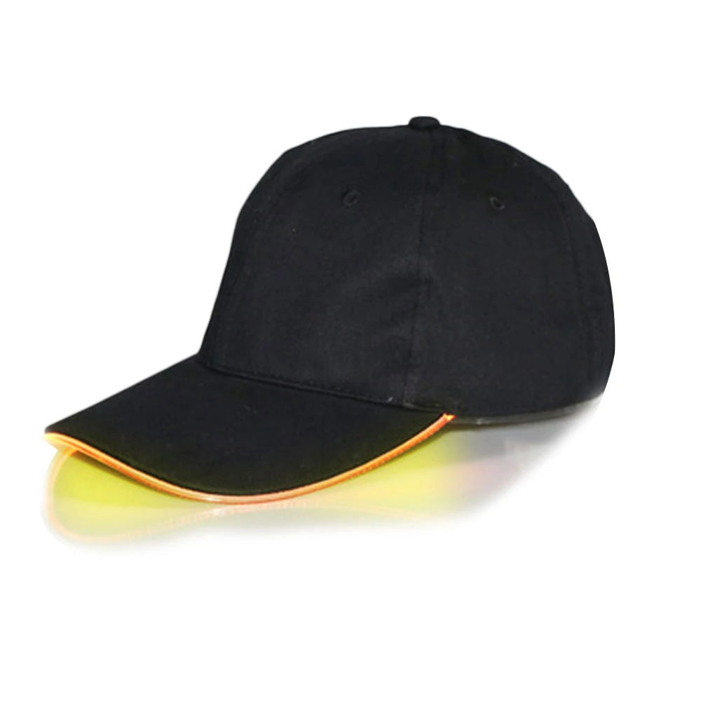 Adjustable Light up LED Cap Flashing Baseball Hip-Hop Luminous Hat KTY Bar Party Event Sporting Event Nighttime Illumination Cap