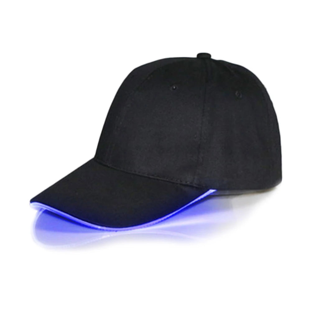 Adjustable Light up LED Cap Flashing Baseball Hip-Hop Luminous Hat KTY Bar Party Event Sporting Event Nighttime Illumination Cap