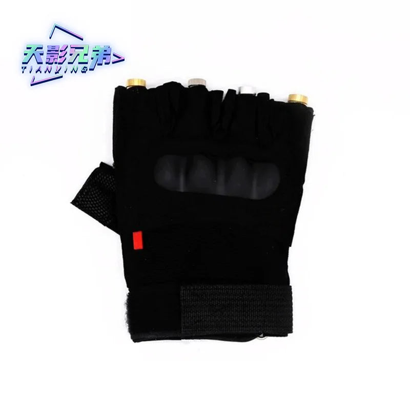 Gathering Bar Stage DJ Party Dance RGB Laser Gloves 2 Green 1 Red 1 Blue Laser LED Luminescent Clothing Show