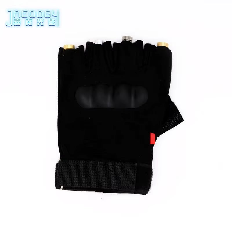 Stage DJ Party Dancing Laser Gloves, 2 in 1, Multi-Line RGB, 2 Green, 1 Red, 1 Blue, LED Luminous Costumes Show, High Quality